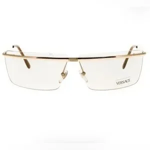 Vintage Y2K Versace N01 COL N30 235 Gold and Gray Sunglasses Frames Versace N35 N30 282 – Vintage Frames Company main image 3